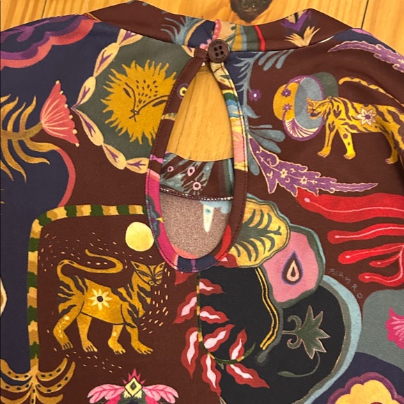 FARM Rio for Anthropologie Multicolor Maxi Dress - Picture 8 of 9